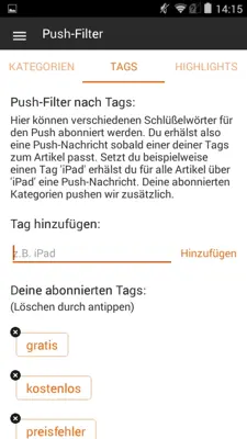 Mein Deal android App screenshot 1